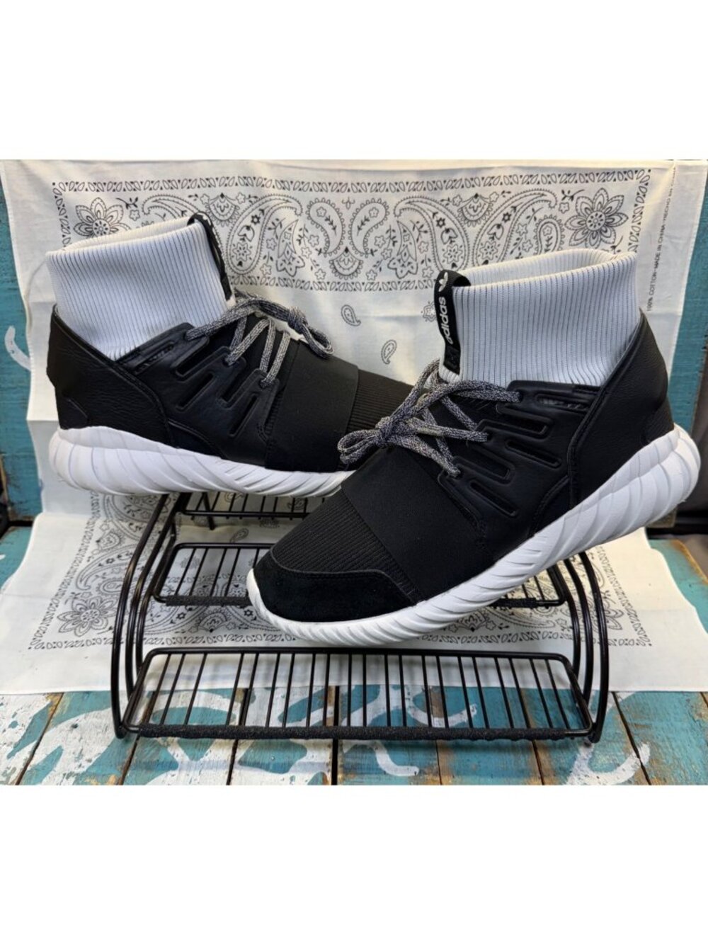 Adidas Tubular Doom Yin Yang Men's Basketball Athletic Shoes BA7555 Size 11 EUC